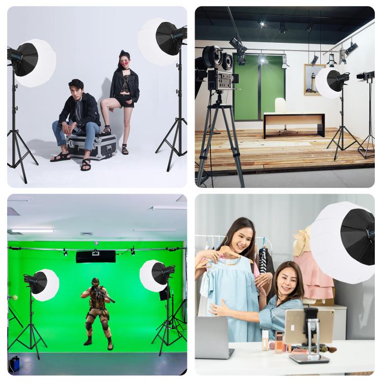 PULUZ 220V 120W Studio Video Light + 2.8m Light Holder + 65cm Foldable Lantern Softbox Photography Kit, 120W 2700K-6500K Light 2.8m Light Holder Kit AU Plug, 120W 2700K-6500K Light 2.8m Light Holder Kit EU Plug                                          ...