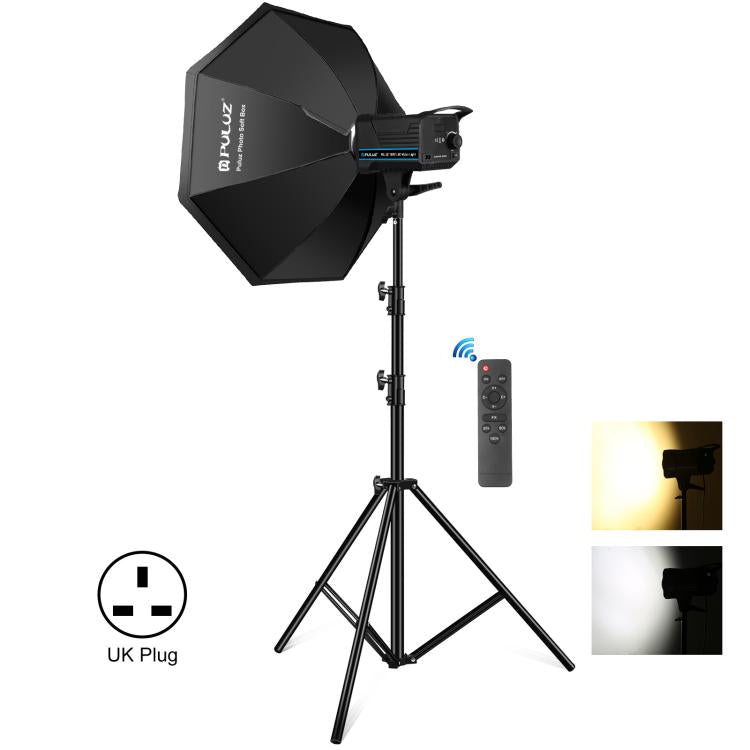 PULUZ 120W Photo Studio Strobe Flash Light Kit with Softbox Reflector & Tripod, 120W 2700K-6500K Light Kit US Plug, 120W 2700K-6500K Light Kit AU Plug, 120W 2700K-6500KK Light Kit EU Plug, 120W 2700K-6500K Light Kit UK Plug