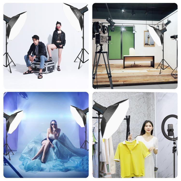 PULUZ 120W Photo Studio Strobe Flash Light Kit with Softbox Reflector & Tripod, 120W 2700K-6500K Light Kit US Plug, 120W 2700K-6500K Light Kit AU Plug, 120W 2700K-6500KK Light Kit EU Plug, 120W 2700K-6500K Light Kit UK Plug
