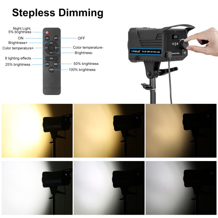 PULUZ 120W Photo Studio Strobe Flash Light Kit with Softbox Reflector & Tripod, Rectangle 120W 2700K-6500K Light Kit AU Plug, Rectangle 120W 2700K-6500K Light Kit EU Plug, Rectangle 120W 2700K-6500K Light Kit UK Plug                                    ...