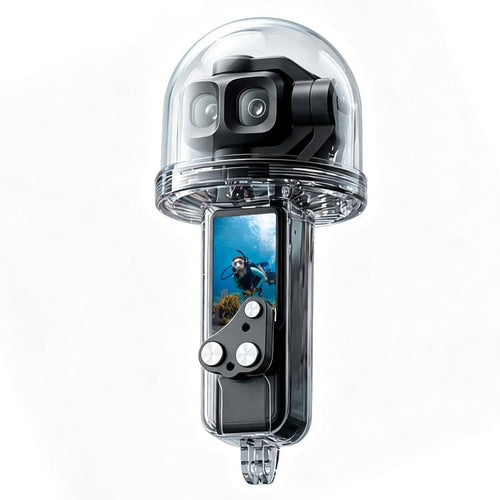 For DJI Osmo Pocket 4P PULUZ 50m Underwater Waterproof Housing Diving Cover, For DJI Osmo Pocket 4P