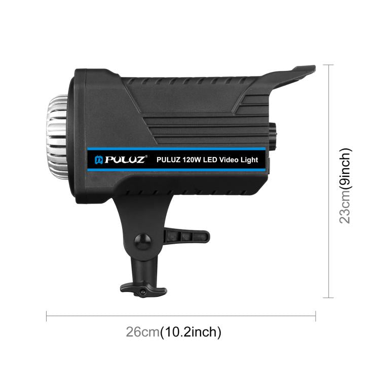 PULUZ 220V 120W Studio Video Light Dual Color Temperature Built-in Dissipate Heat System with Remote Control, 120W 2700K-6500K AU Plug, 120W 2700K-6500K EU Plug, 120W 2700K-6500K UK Plug, 120W 2700K-6500K US Plug