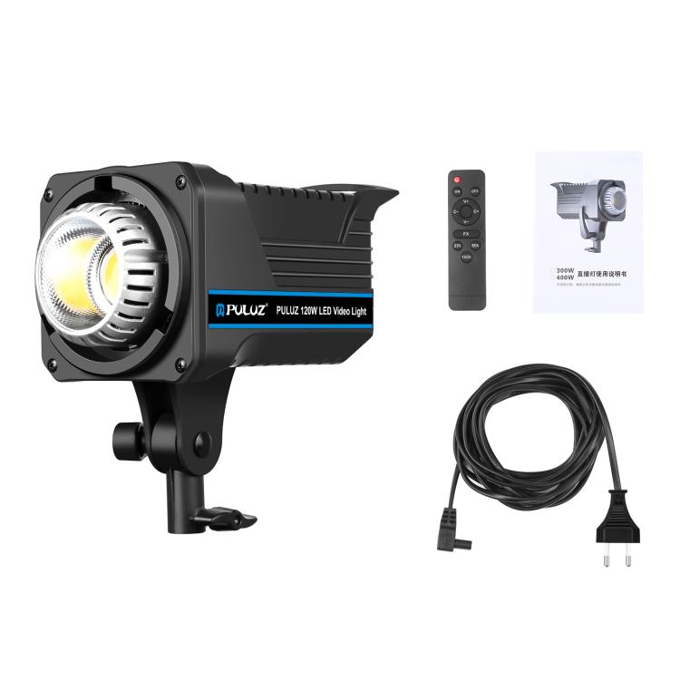 PULUZ 220V 120W Studio Video Light Dual Color Temperature Built-in Dissipate Heat System with Remote Control, 120W 2700K-6500K AU Plug, 120W 2700K-6500K EU Plug, 120W 2700K-6500K UK Plug, 120W 2700K-6500K US Plug