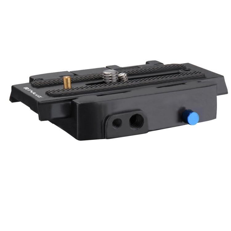 PULUZ Quick Release Clamp Adapter + Quick Release Plate for  DSLR & SLR Cameras, QR Plate Black, QR Plate Gold