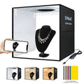 PULUZ 40cm Folding Portable Ring Light PD20W Quick Charge USB Photo Lighting Studio Shooting Tent Box with 6 x Color Backdrops, Size: 40cm x 40cm x 40cm