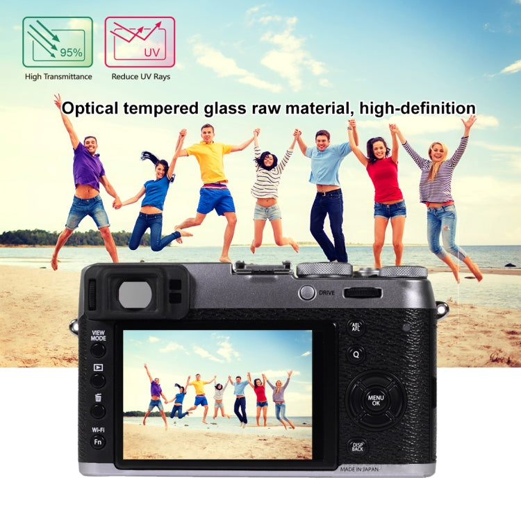 PULUZ 2.5D 9H Tempered Glass Film for Fujifilm X100T, Compatible with Fujifilm XE2 / XE2S / X100F, X100T Protector
