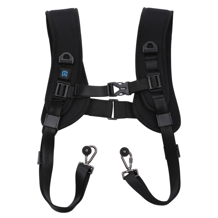 PULUZ Quick Release Double Shoulder Harness Soft Pad Decompression Foam Strap Belt for DSLR Digital Cameras, Double Shoulder(AE), Double Shoulder