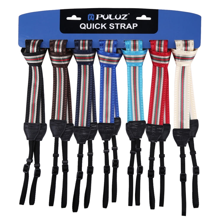PULUZ Stripe Style  Series Shoulder Neck Strap Camera Strap for SLR / DSLR Cameras, Stripe 7, Stripe 6, Stripe 5, Stripe 4, Stripe 3, Stripe 2, Stripe 1, Stripe 10, Stripe 9, Stripe 8