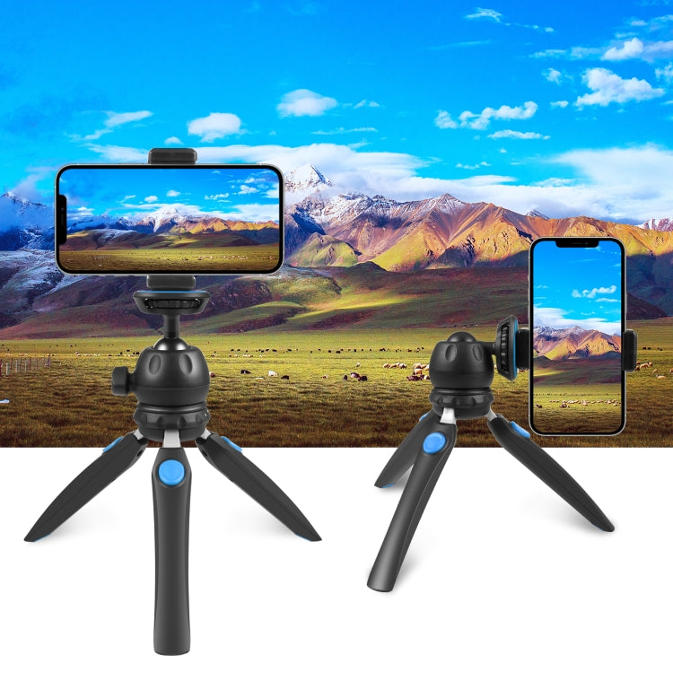 PULUZ Mini VLOG Live Stabilizer Stand Tripod with Phone Clamp for Smartphones, Mini VLOG Live Stabilizer (Black), Mini VLOG Live Stabilizer(Blue), Mini VLOG Live Stabilizer(Red)