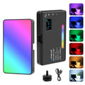 PULUZ Pocket 140 LEDs RGB Full Color Beauty Fill Light Handheld Photography LED Light, 140 LED