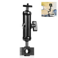 PULUZ Motorcycle Holder Rearview Mirror Fixed Mount for DJI, Insta360, GoPro and Other Action Cameras, Rearview Mirror Mount