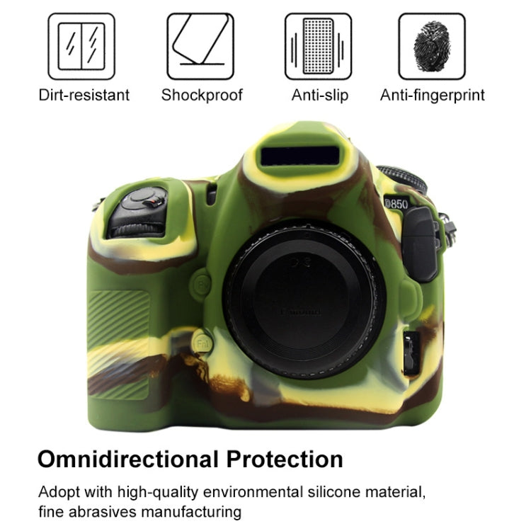 PULUZ Soft Silicone Protective Case for Nikon D850, For Nikon D850