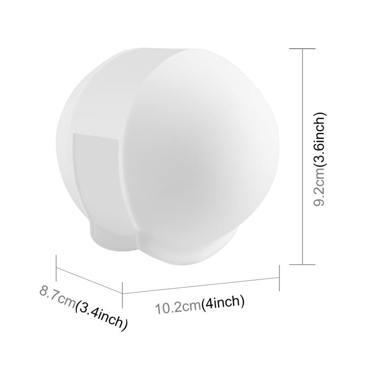 For Insta360 X5 PULUZ Invisible Dive Case Lens Guard Silicone Protective Lens Cap Cover, For Insta360 X5