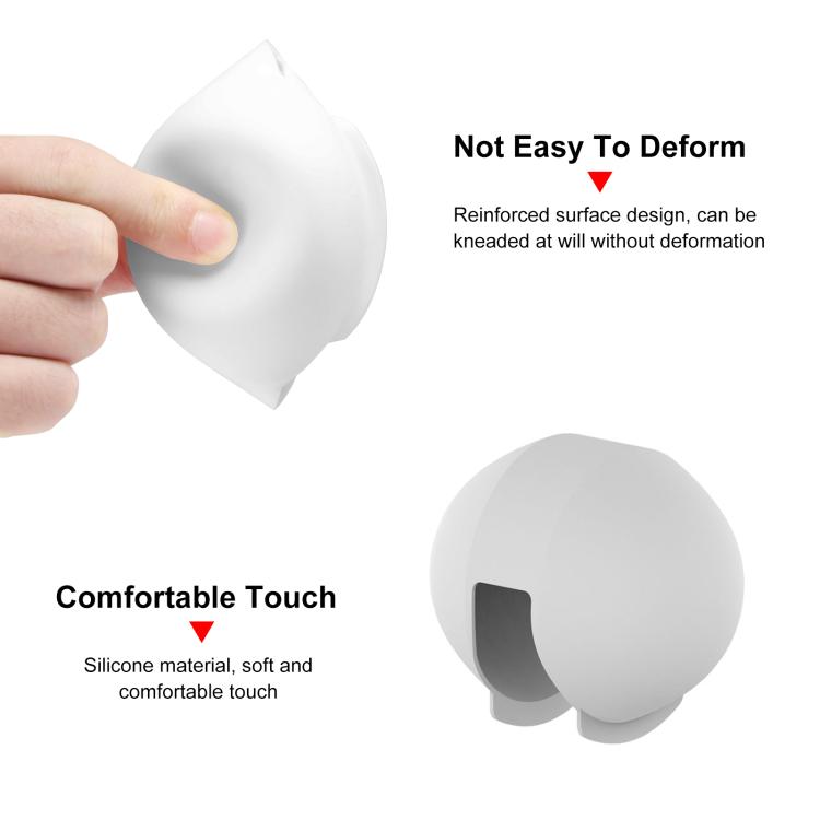 For Insta360 X5 PULUZ Invisible Dive Case Lens Guard Silicone Protective Lens Cap Cover, For Insta360 X5