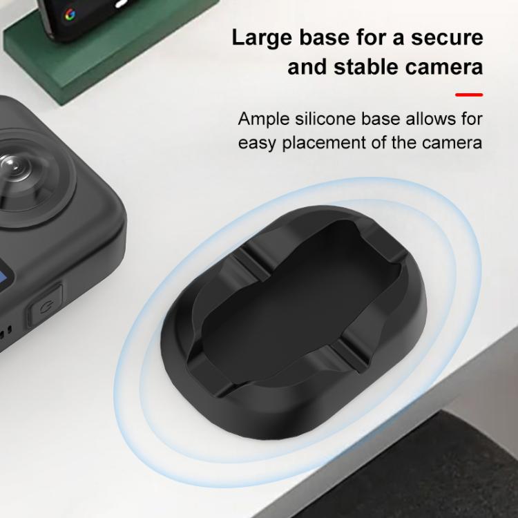 For DJI Osmo 360 PULUZ Car Silicone Base Stand, Car Silicone Base