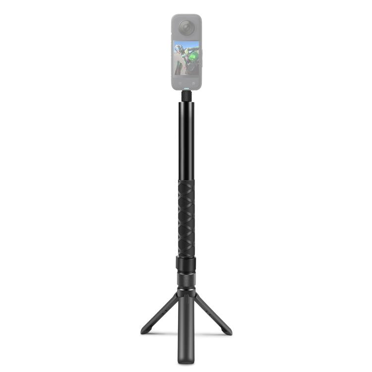 For Insta360 X3 PULUZ Rotary Handle Desktop Tripod Stand 110cm Selfie Stick Monopod, Desktop Tripod Stand 110cm Selfie Stick