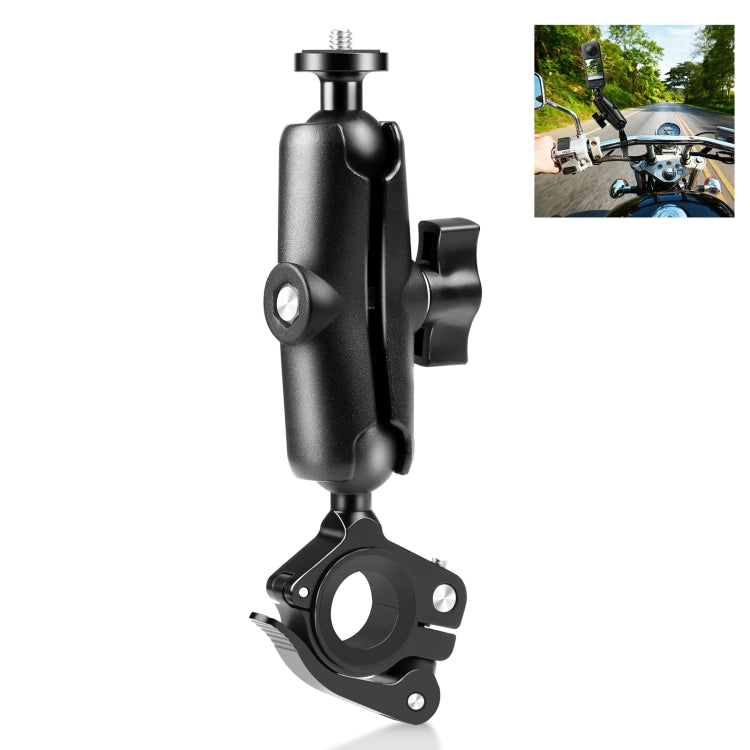 PULUZ Motorcycle O-Clip Quick Release Clamp Handlebar Fixed Mount Holder for DJI, Insta360, GoPro and Other Action Cameras, O-Clip Mount