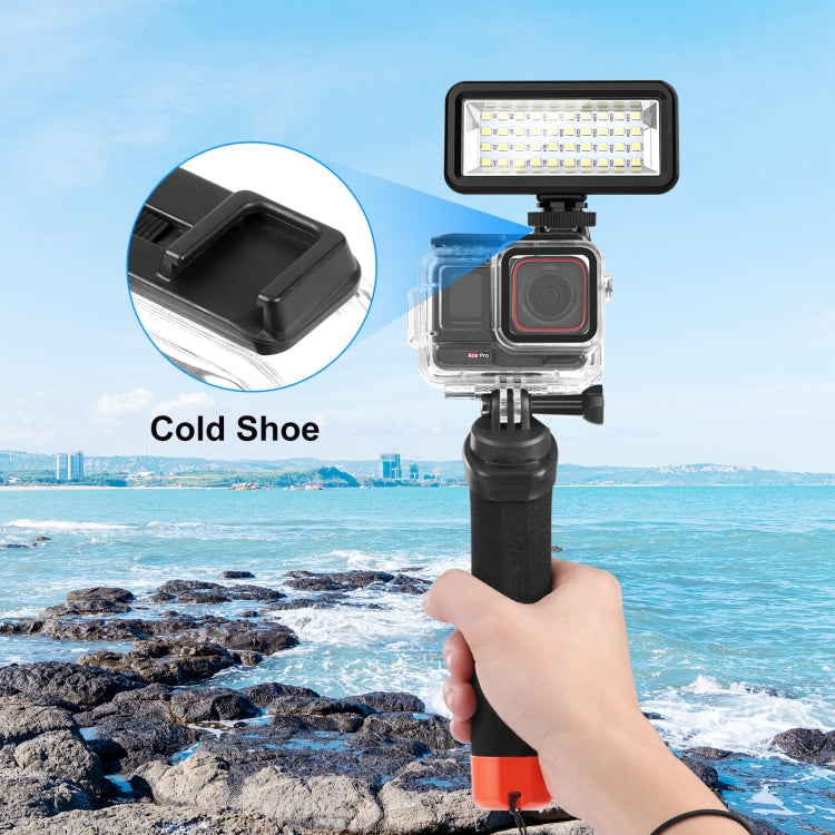 For Insta360 Ace Pro PULUZ 60m Underwater Waterproof Housing Case with Base Adapter & Screw, For Insta360 Ace Pro  Underwater Case